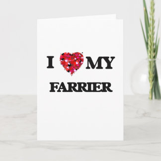 Cartão Eu amo o meu guerreiro