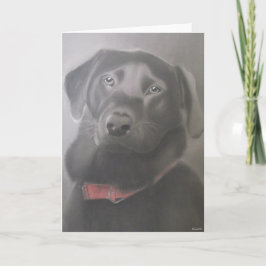 Cartão Eu amo o meu Labrador