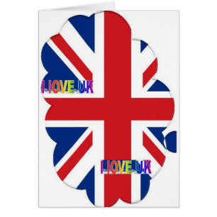 CARTÃO EU AMO O REINO UNIDO