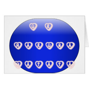 Cartão Eu amo o Reino Unido