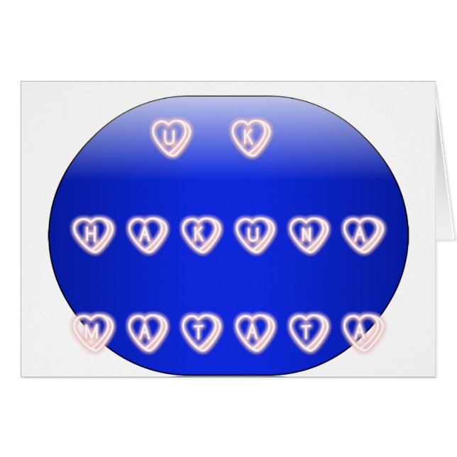 Cartão Eu amo o Reino Unido (Frente Horizontal)