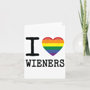 Cartão Eu Amo Os Arrastões Um Orgulho Arco-Íris Lgbtq Gay