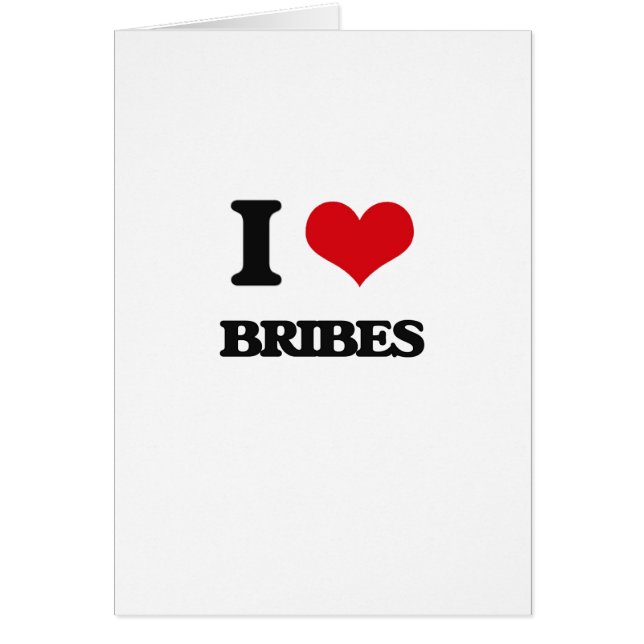 Cartão Eu amo subôrnos (Frente)