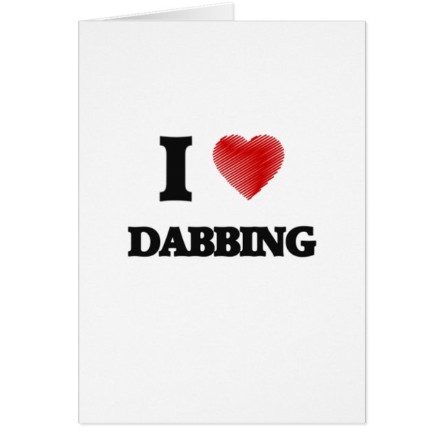 Cartão Eu amo tocar (Frente)