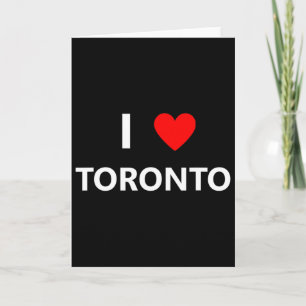 Cartão Eu Amo Toronto Canadá Cidade Turística Lembrança 