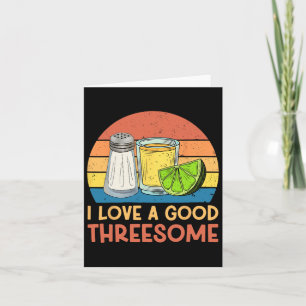 Cartão Eu Amo Um Bom Tequila Trio Cinco De Mayo Tequ