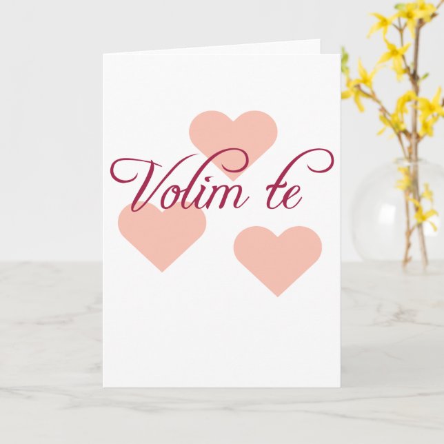 Cartão Eu Amo Você (Flor Amarela)