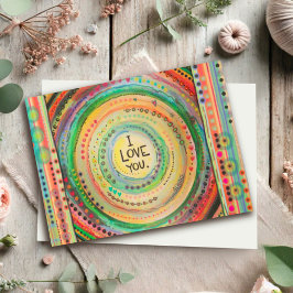 cartão Eu amo você