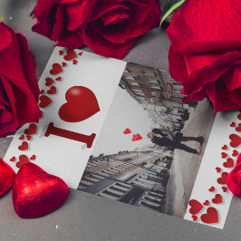 Cartão Eu Amo Você Dia dos Namorados Personalizado 