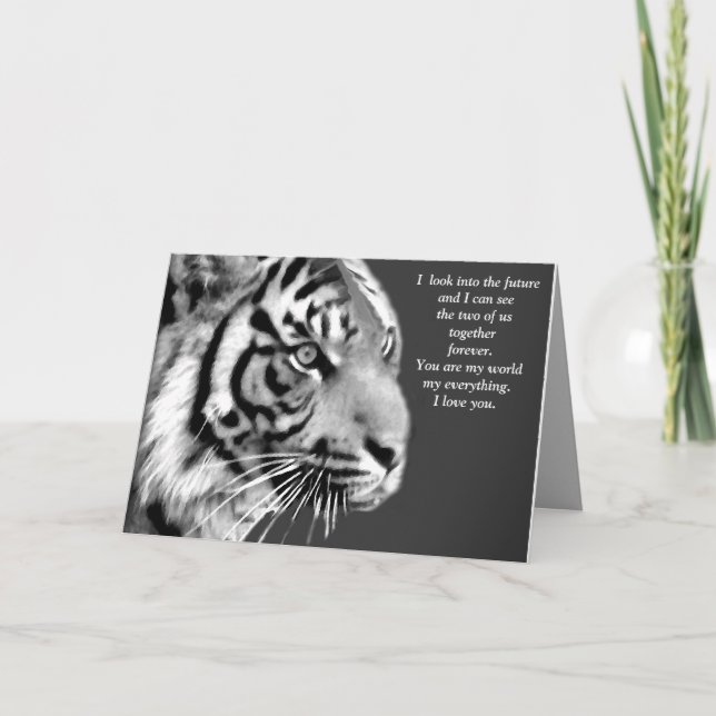 Cartão Eu Amo Você/Qualquer Ocasião _Cartão por Elenne Bo (Frente)