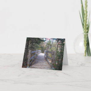 Cartão Eu atravessaria qualquer ponte