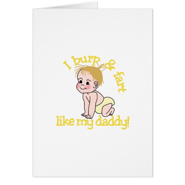 Cartão Eu Burp & Fart (Frente)