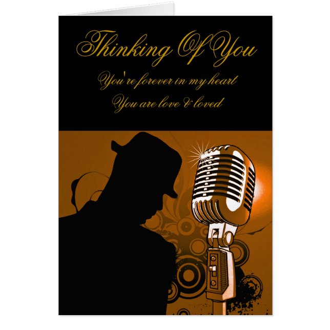 Cartão Eu Canto, Homem_ (Frente)