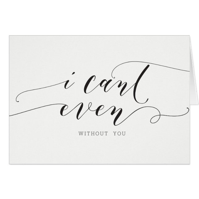 Cartão Eu chanfro mesmo - sem você (Frente Horizontal)