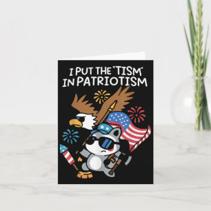 Cartão Eu Coloco O Tismo No Águia Atlética Patriótica