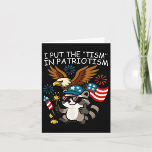 Cartão Eu Coloquei O Tismo No Águia Atlética Patriotismo