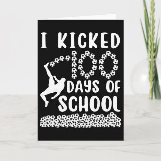 Cartão Eu Completei 100 Dias De Escola Futebol 100º Dia B