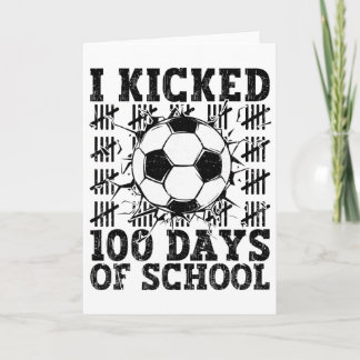 Cartão Eu Completei 100 Dias De Escola Futebol 100º Dia E