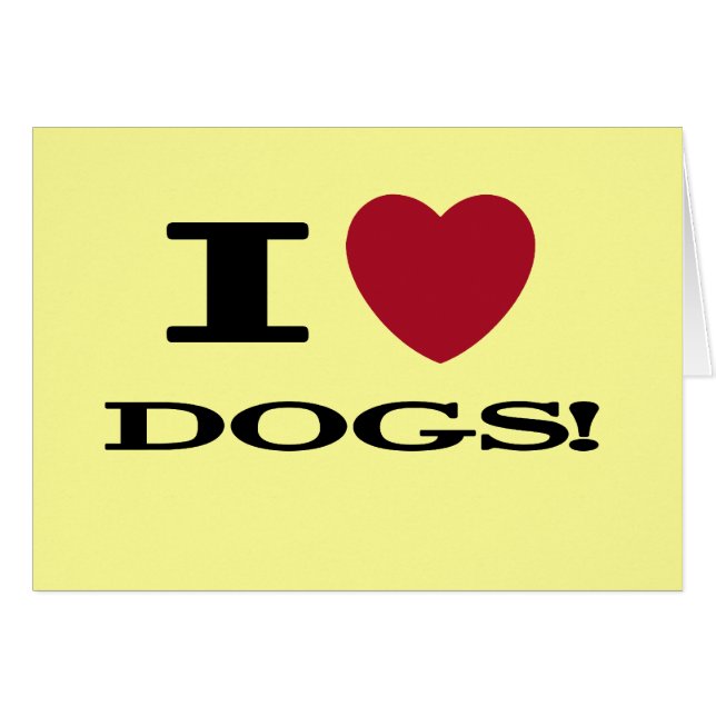 Cartão Eu coração persigo o camiseta e os presentes (Frente Horizontal)