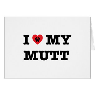 Cartão Eu Corto Meu Mutt