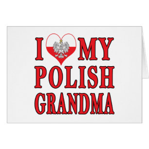 Cartão Eu Corto Minha Avó Polonesa