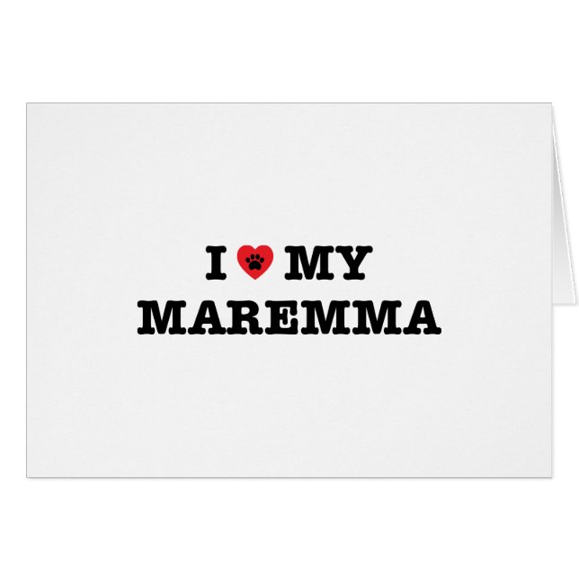 Cartão Eu Corto Minha Maremma (Frente Horizontal)