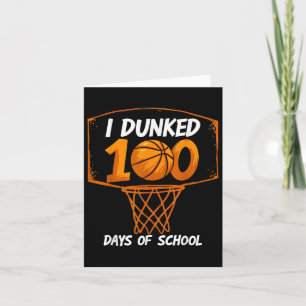 Cartão Eu Dava 100 Dias De Basquete Escolar 100º Dia B