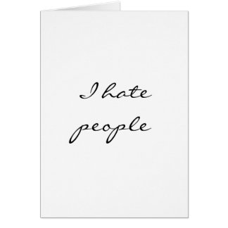 Cartão Eu deio pessoas