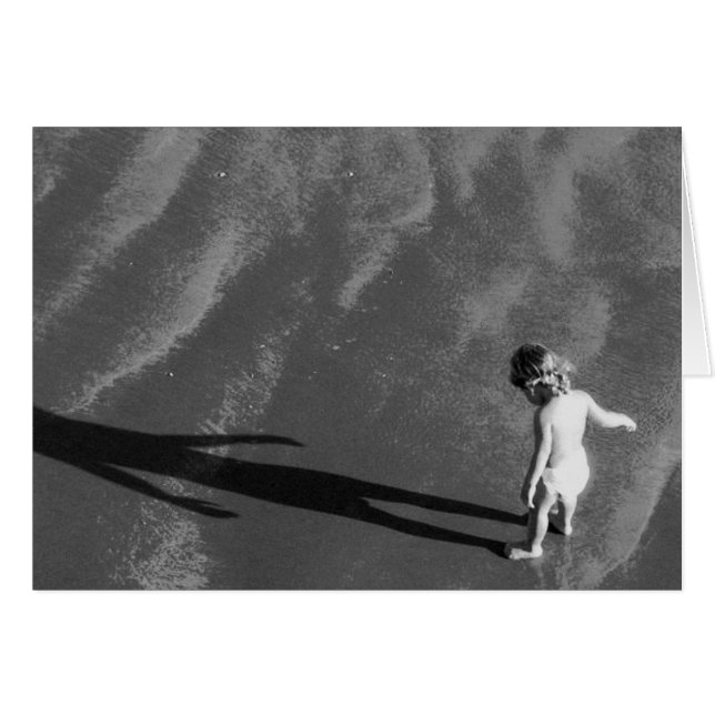 Cartão Eu e a minha placa-sombra - Dentro de Vazio (Frente Horizontal)