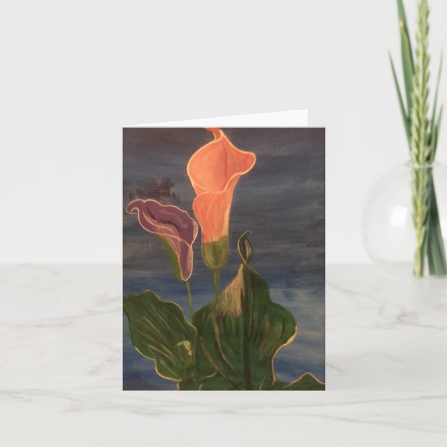 Cartão Eu e você, pequeno, 4" x 5,6" (Frente)