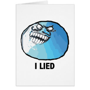 Cartão Eu encontrei-me cara Meme da raiva