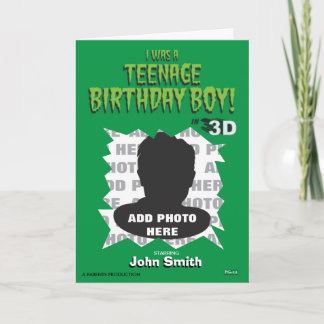 Cartão Eu Era Um Garoto De Aniversário De Adolescência!