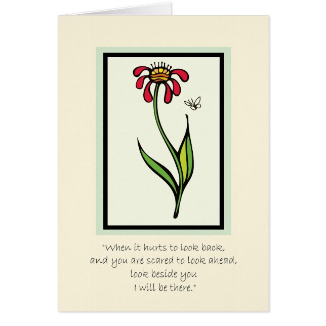 Cartão Eu estarei lá (Frente)