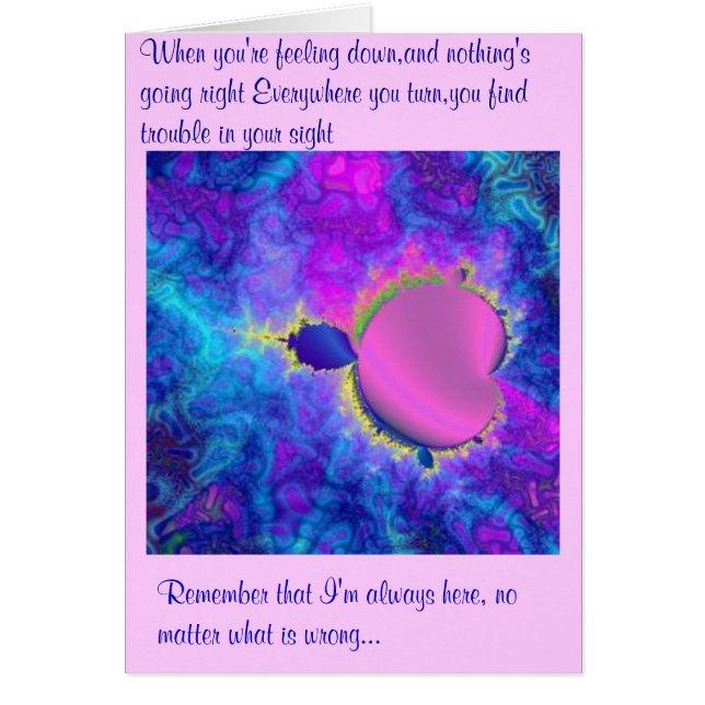 Cartão Eu estarei lá (Frente)