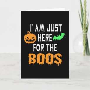 Cartão Eu estou aqui perto dos boos