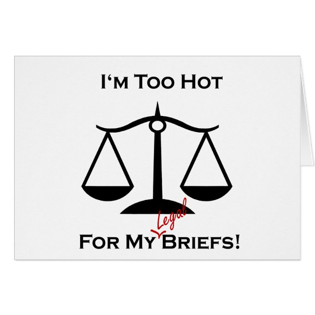 Cartão Eu estou demasiado quente… (Frente Horizontal)