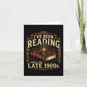 Cartão Eu Estou Lendo Desde o Final dos Anos 1900 Amante