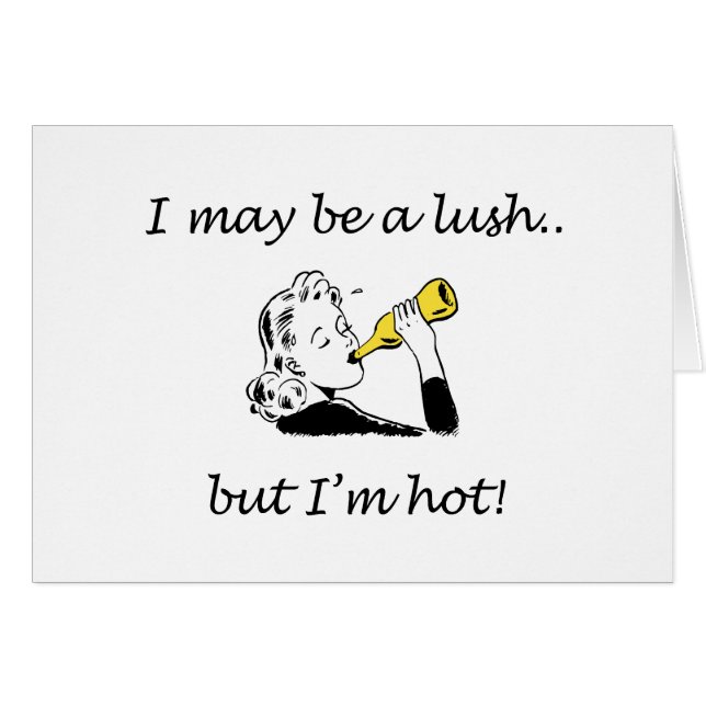 Cartão Eu estou quente (Frente Horizontal)