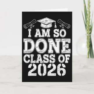 Cartão Eu Estou Tão Feito Cl De Graduado Sênior 2026 2026