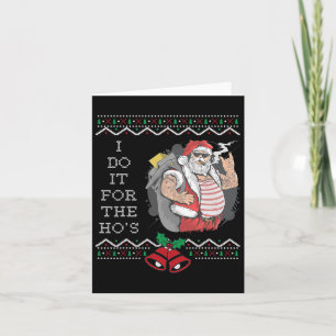 Cartão Eu Faço Isso Para Os Papais noeis De Natal Engraça