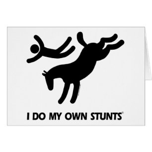 Cartão Eu faço meu próprio cavalo de Stunts™: imagem