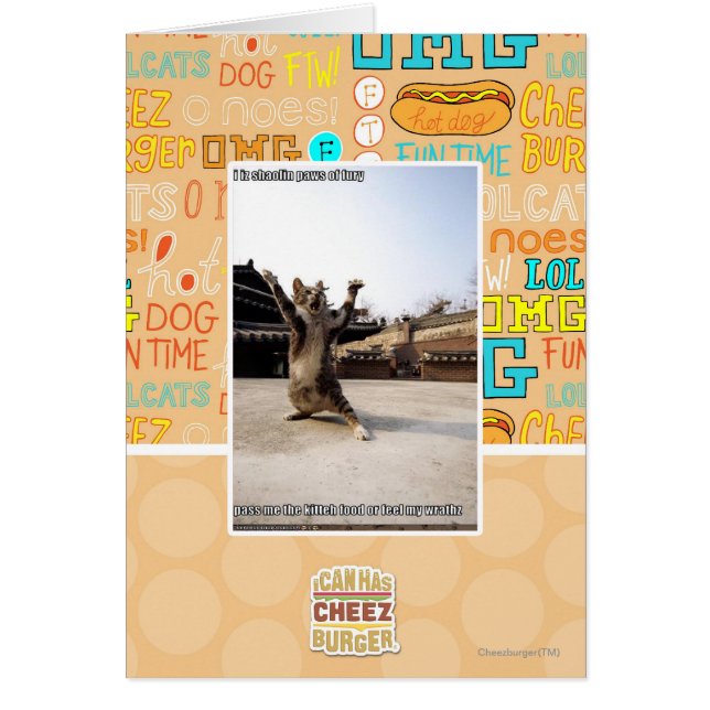 Cartão Eu faço palhaços de fúria (Frente)