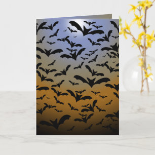 Cartão Eu fui mordido por morcegos negros e Bonito lua