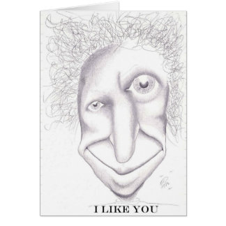 Cartão Eu gosto de você