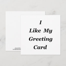 Cartão Eu Gosto do Meu