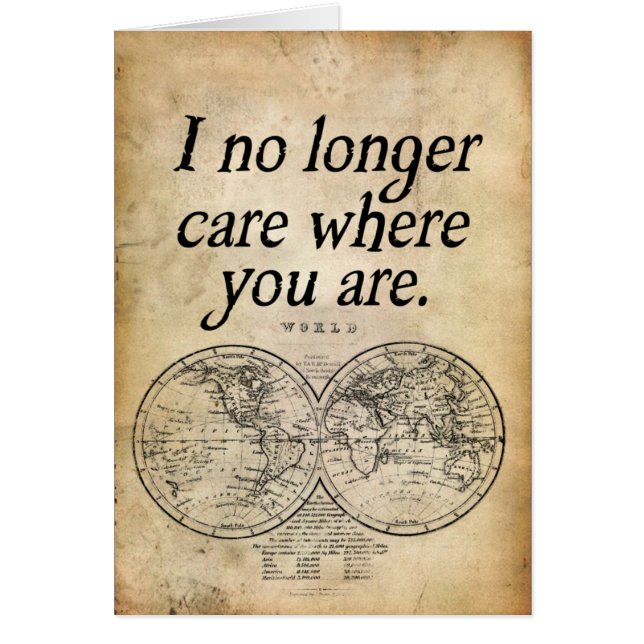 Cartão Eu importo-me já não (Frente)