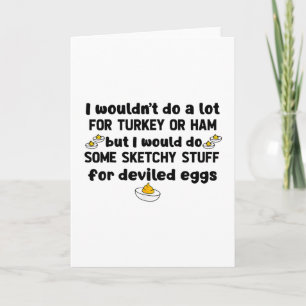 Cartão Eu Não Faria Muito Pelo Peru Ou Pelo Presunto Mas 