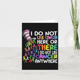 Cartão Eu Não Gosto De Cancer Aqui Ou Lá Eu Não Gosto De 