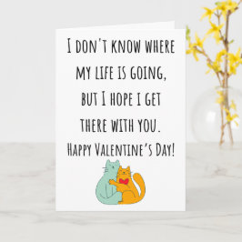 Cartão Eu Não Sei Para Onde Minha Vida Está Indo Dia dos 