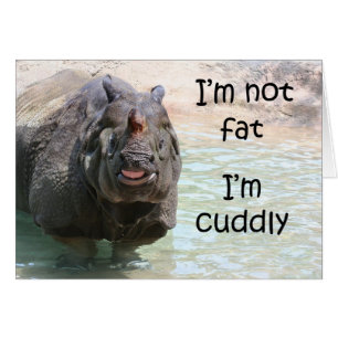 Cartão Eu não sou gordo